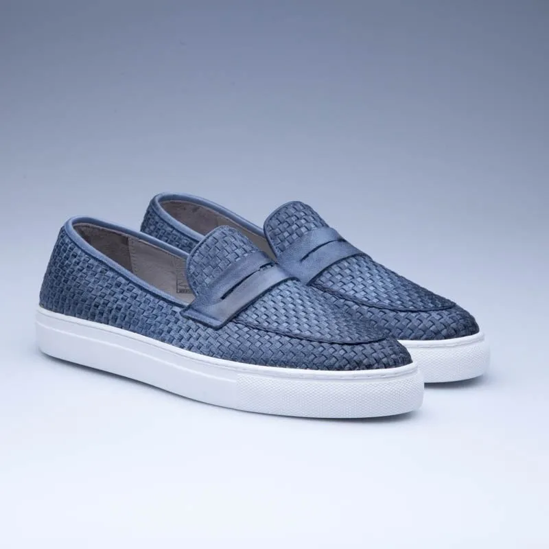 Handmade High End Men's Hi Top Genuine Calfskin Leather Italy Fashion