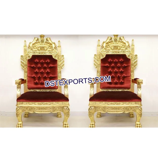 Indian Wedding Bridal Maharaja Chairs Bollywood Wedding Silver