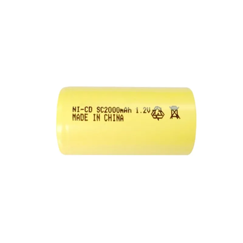 Best Quality Mads 1.2 Voltage 2000mah Sc Nickel Cadmium Rechargeable