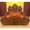 Viet Nam natural wood classic bed|Popular bed