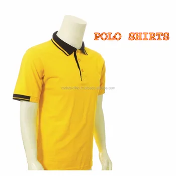 yellow colour polo t shirt