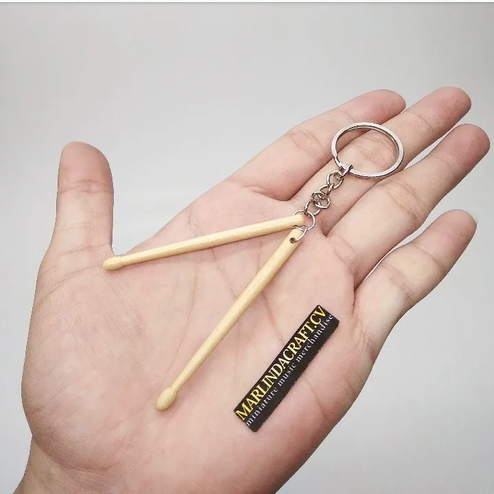 Souvenir Custom Wood Keychain Keyring Drum Sticks Key Ring Buy Music