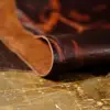 Buffalo oil pull up leather for making belt/shoes