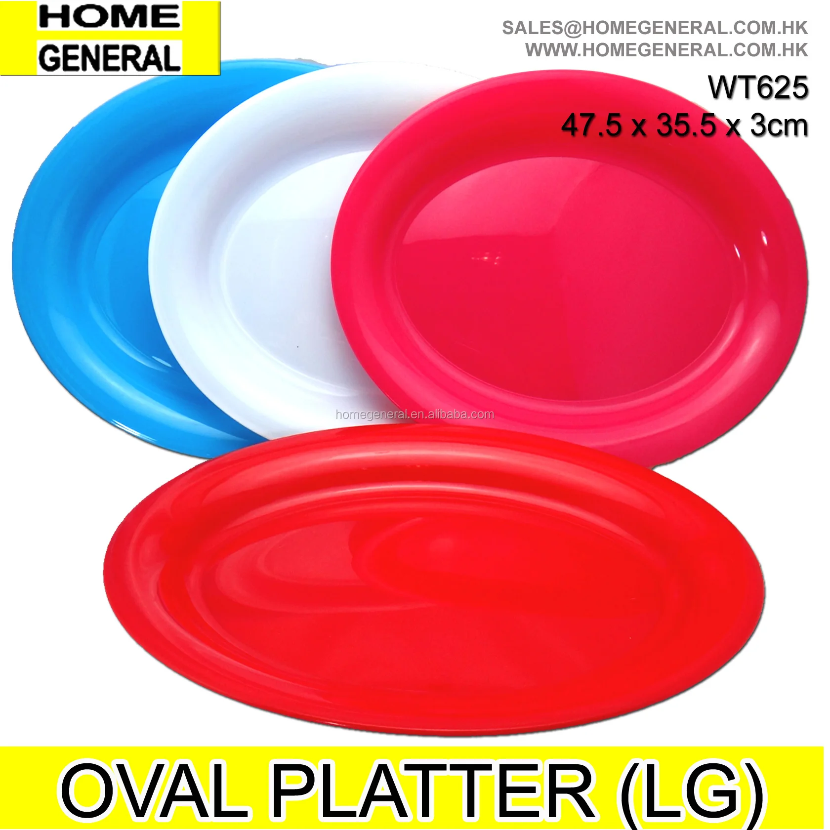 Kitchen General Medium Oval Plastic Platter Food Plastic Platter Buy
