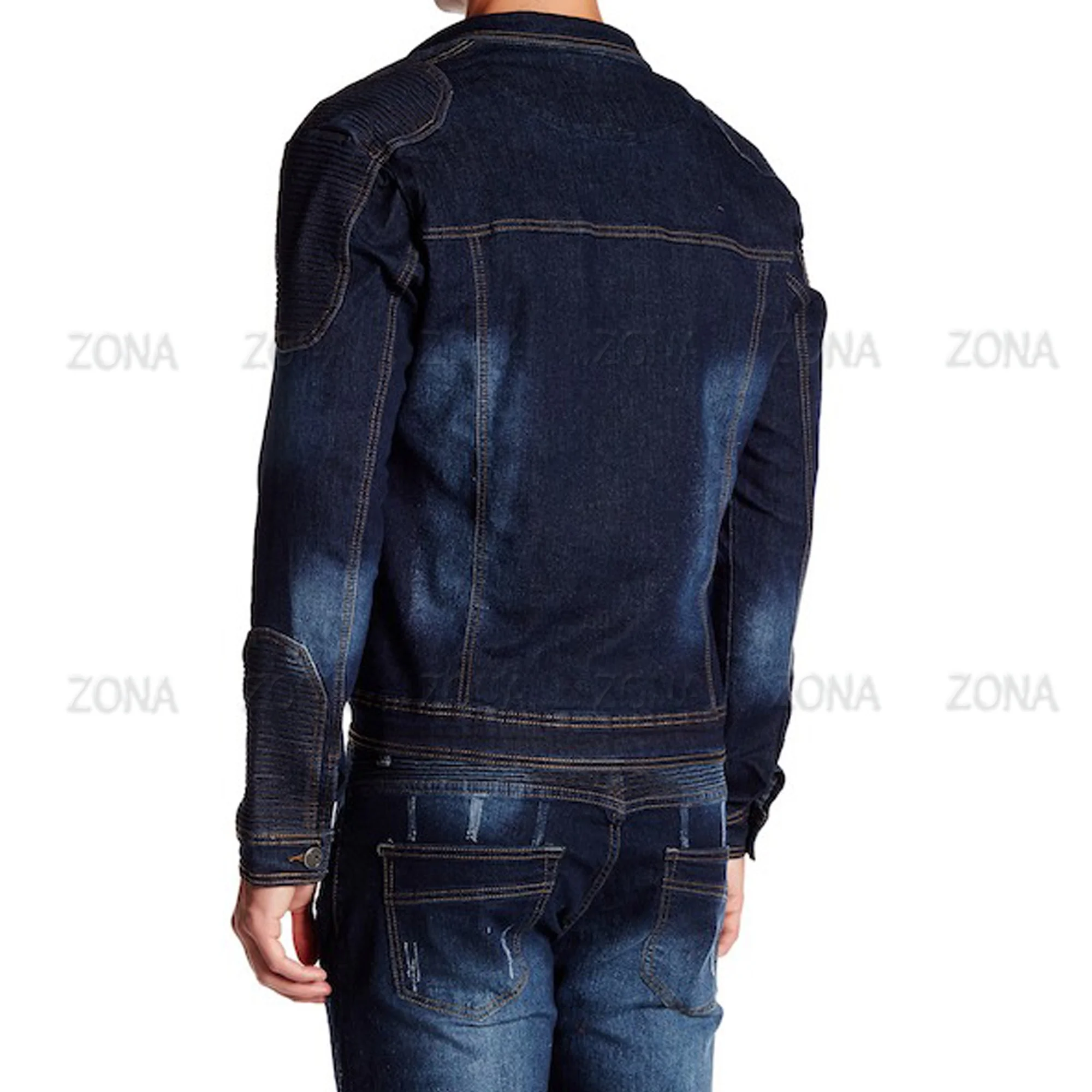 High Quality Oversized Jean Outwear Fashion Casual Apparel Jeans Denim Jackets   Mens Clothing Plain Dyed Denim Jeans Jackets