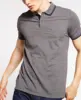 2017 fashion custom high quality cotton polo t shirt men , bulk plain blank polo t/Medium Grey Melange Polo Shirt