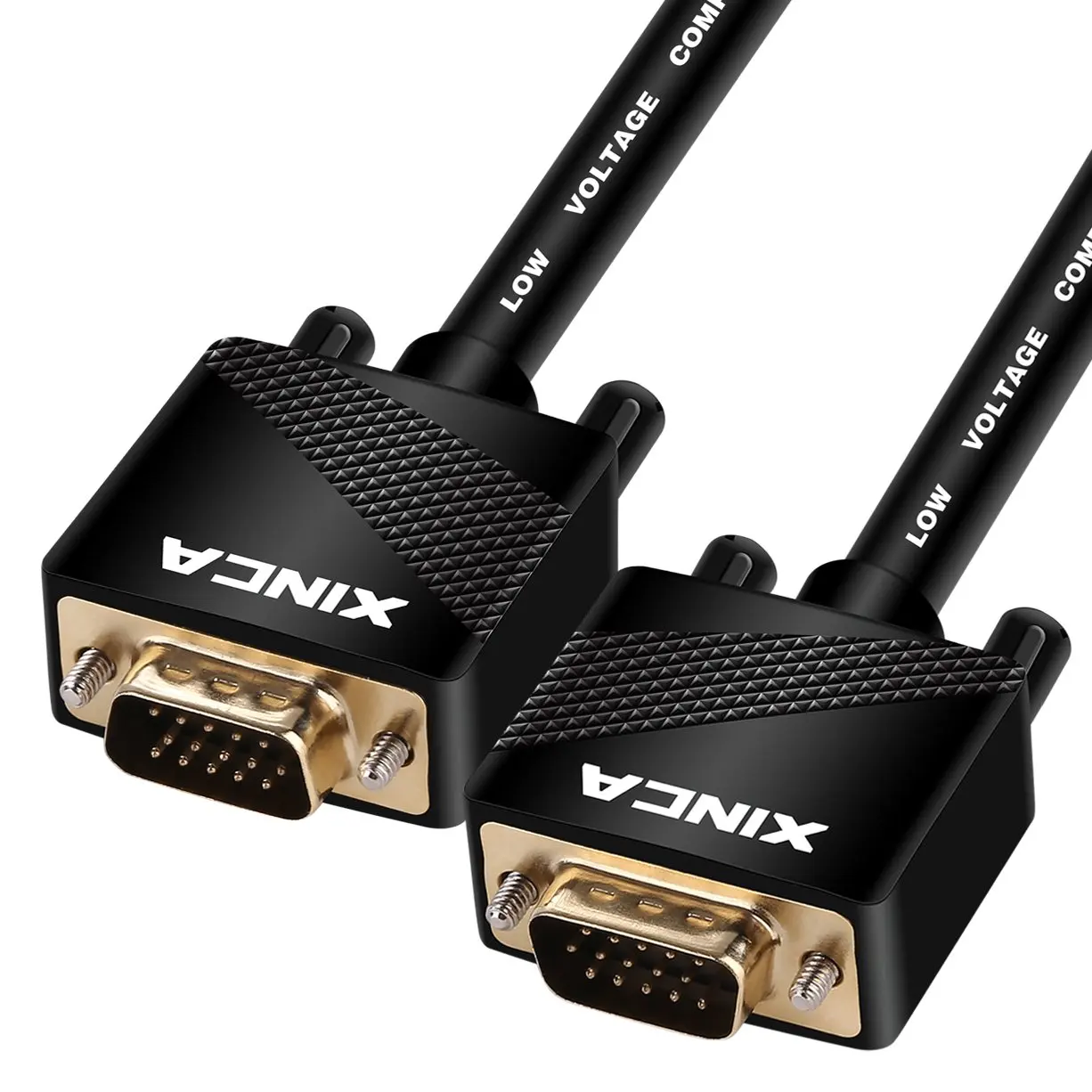Shielded Copper VGA Video Cable TOP Series KabelDirekt SVGA//VGA Cable Male to Male Computer Monitor Cables Connects HDTV/’s /& Graphics Cards 3 Feet