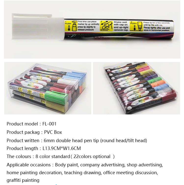 Promotional bright colorful neon liquid chalk marker.jpg