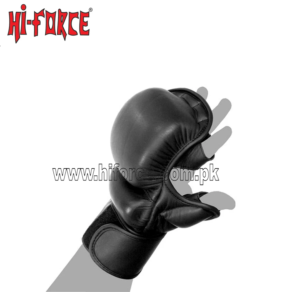 Mma Ufc Pu Leather Boxing Gloves Sparring Kick Thai Gym Half Mitt Buy