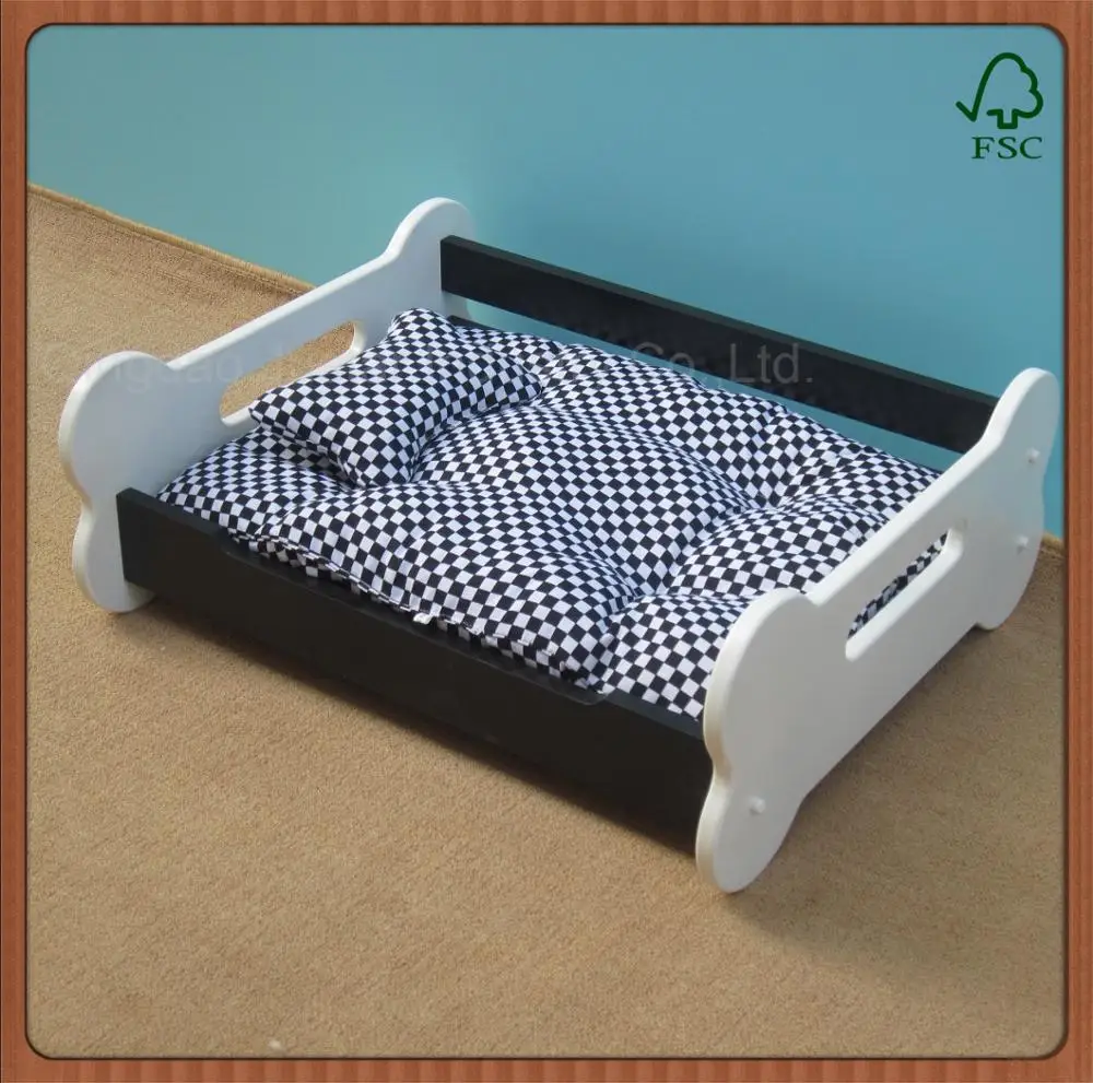 豪华木制宠物狗床批发与定制尺寸