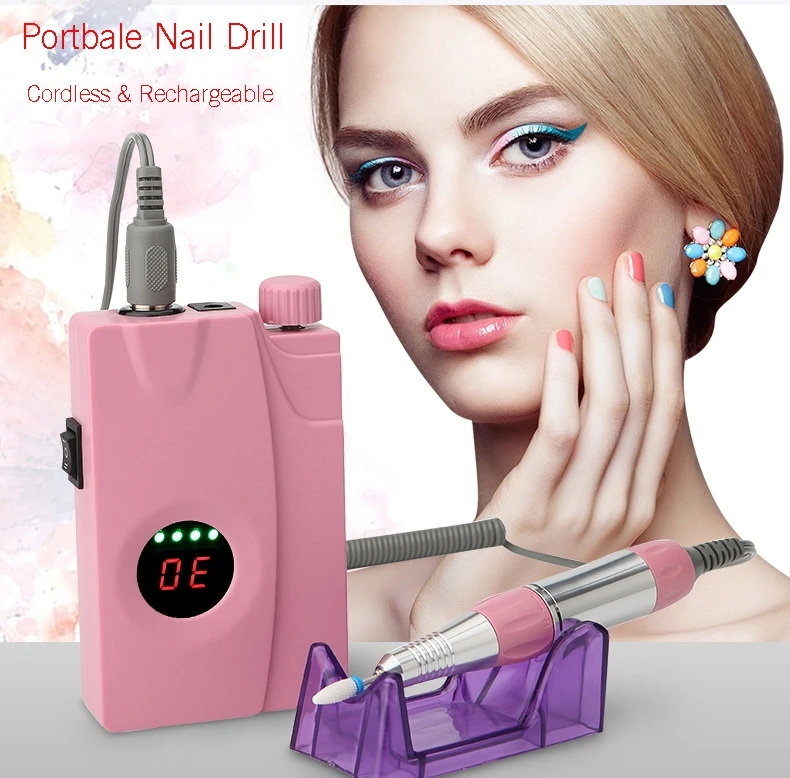 New Cordless For 2020 Nails Products Manicure 30000rpm Portable