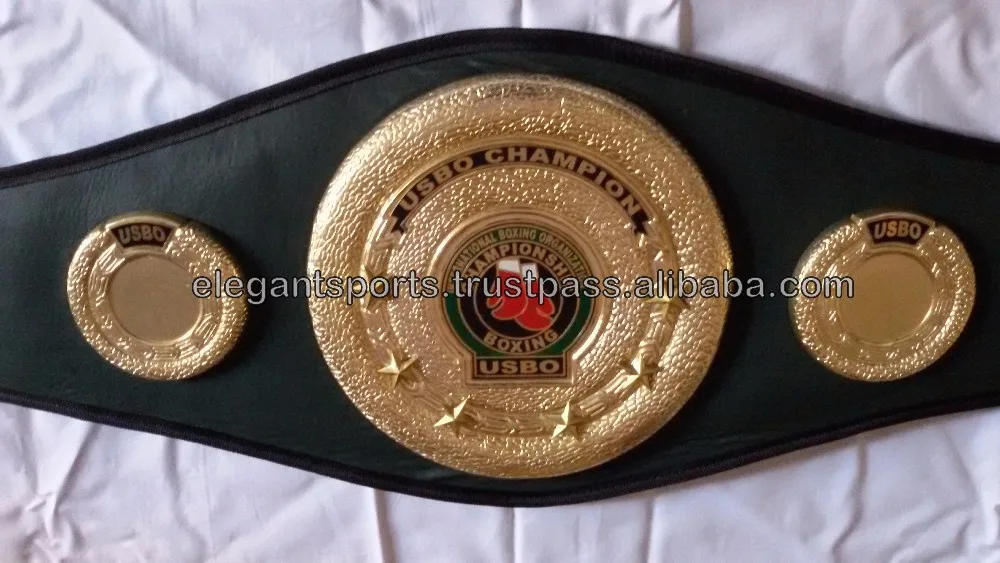 Custom Logo Mma Kick Boxing Championship Belt Boxing Event Promotional