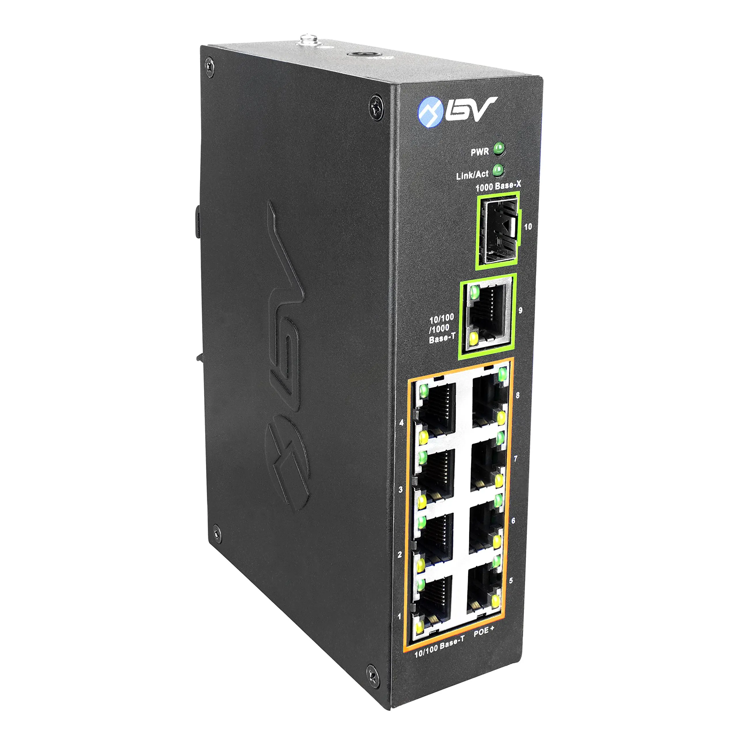 - 65W BV-Tech 5 Port 100Mbps PoE Switch 4 PoE + 1 Ethernet Uplink 802.3af
