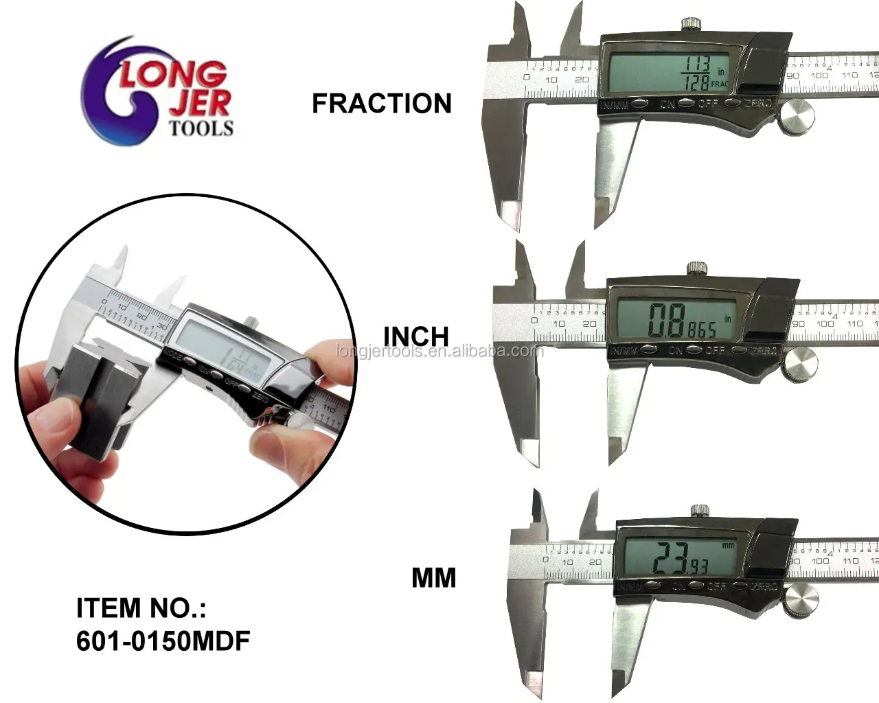 NEW 150mm Mitutoyo Style Digital Vernier Caliper With Metric/Inch for ...