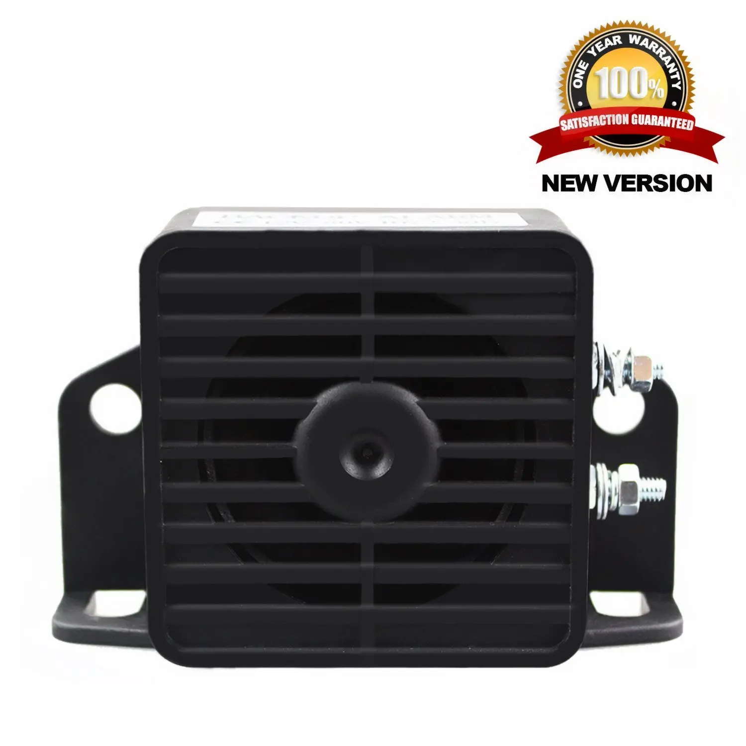 Universal Car Motorcycle Reversing Horn Speakers Back-Up Alarm 12-80V 105DB Heavy-Duty Vehicle Truck Backup Reverse Beeper Warning Alarm Vehicle Horn Heavy Equipment Black