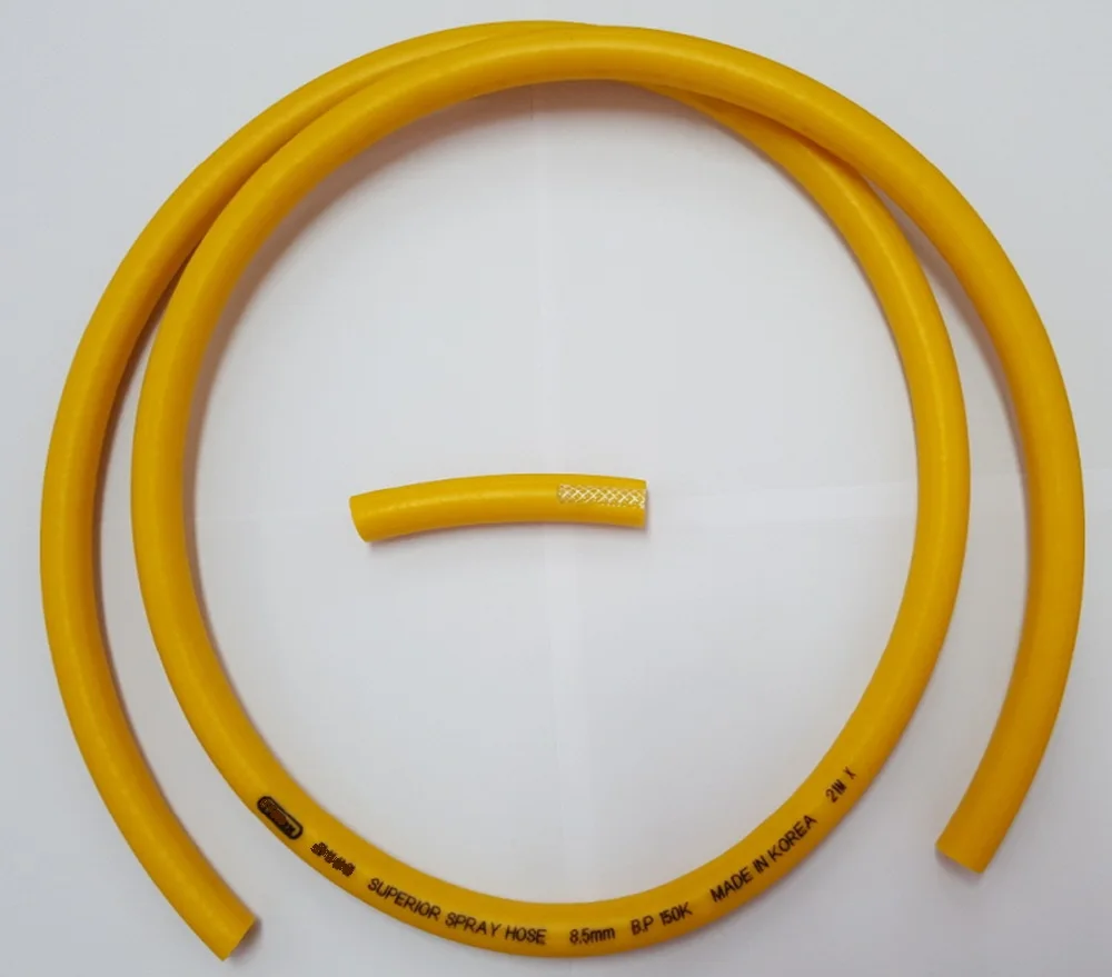 
Ply Type (8.5/10/13 mm*100 m) PVC Anti-Abrasion Anti-Corrosion Flexible Spray Hose 