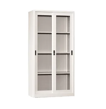 Laboratory Steel Glass Door Storage Cabinet Filling Cabinet And