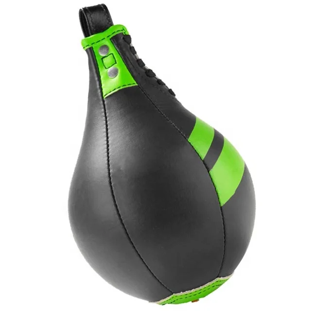 
Black Synthetic PU Leather With Custom Printing Speed Bag Balls Manufacturer 