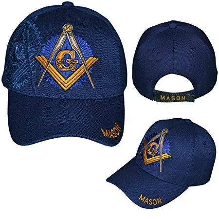 Masonic Hat Flexfit 3D Puff Embroidery St John Masonic Gear 