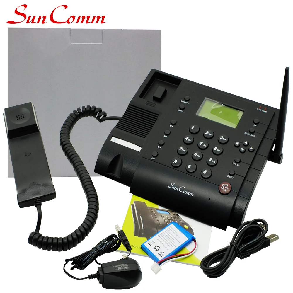 Landline Phone With Sim Card Slot And Wifi Sc-9029-ra Landline Phone With 1 Sim Card Slot For Office Home Use Gsm
