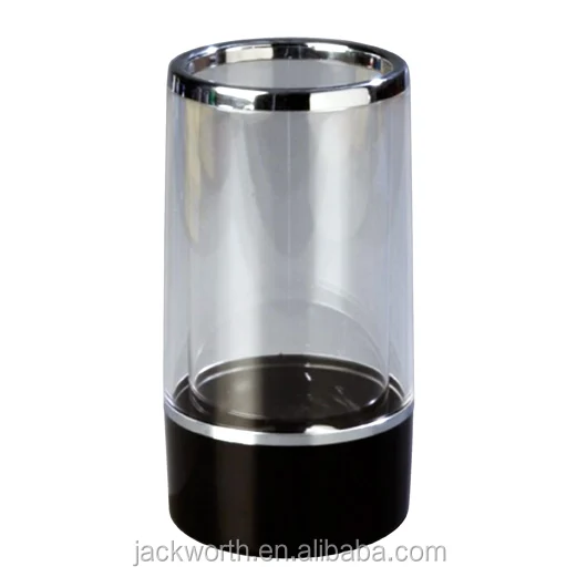 Double Wall Acrylic Champagne Bottle Wine Chiller Buy Plastic Wine