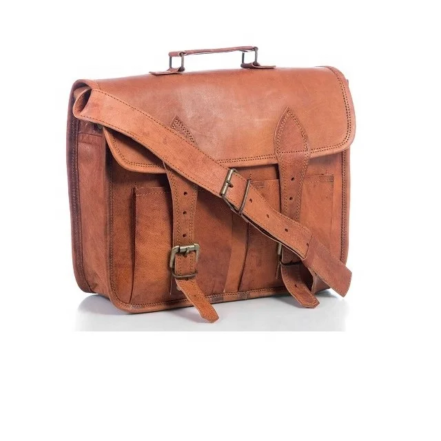 vintage leather camera bag