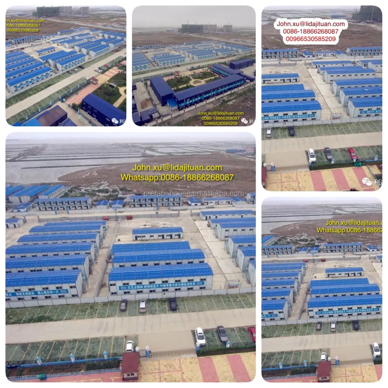 UN low cost affordable easy assemble Prefabricated house labor camp