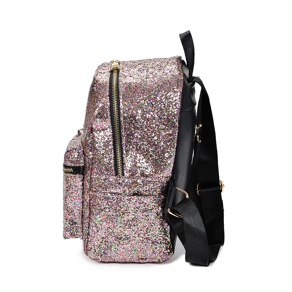 glitter school bag