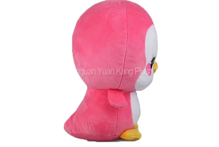 pink stuffed penguin