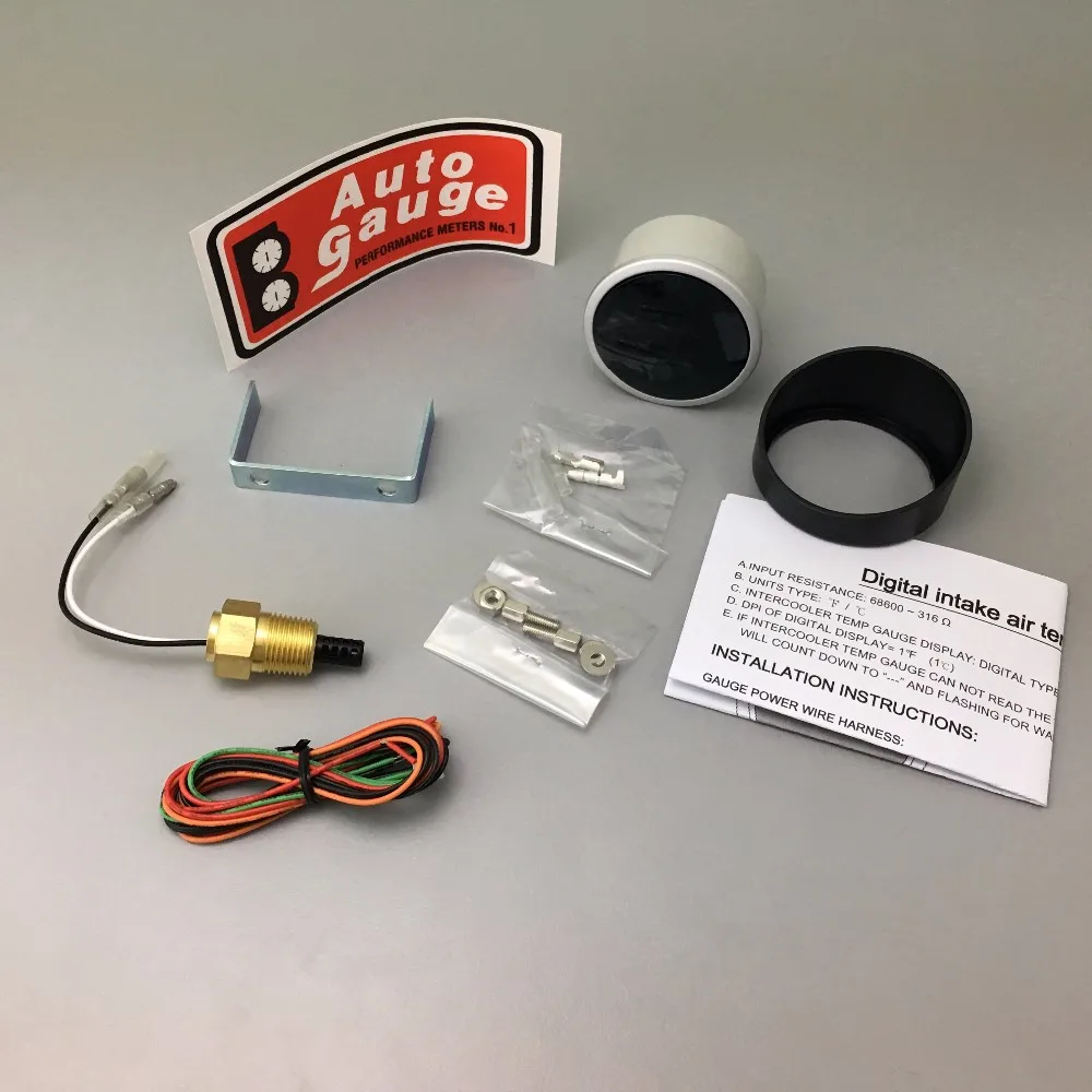 52mm Digital Blue Led Display Intake Air Temp Gauge Buy Air Temp