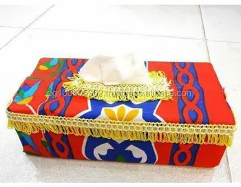 Tsc Arabic Ramadan Decor Textile Colored Fabric Tissue Box Cover