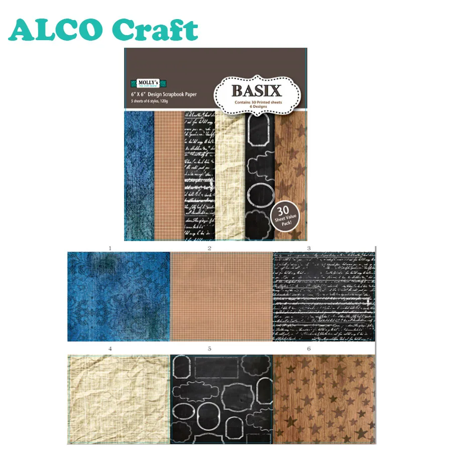 Printed paper-Basix Black3