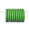 Vibrant green plus size bangle bracelet resin multi colour bangles