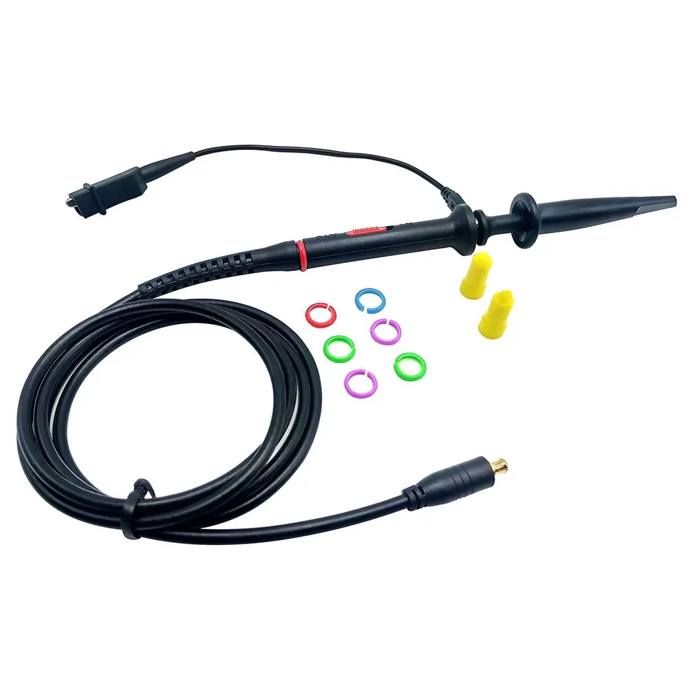 40MHz 1X 10X Oscilloscope Probe With Retractable Hook Tip Maker Rings