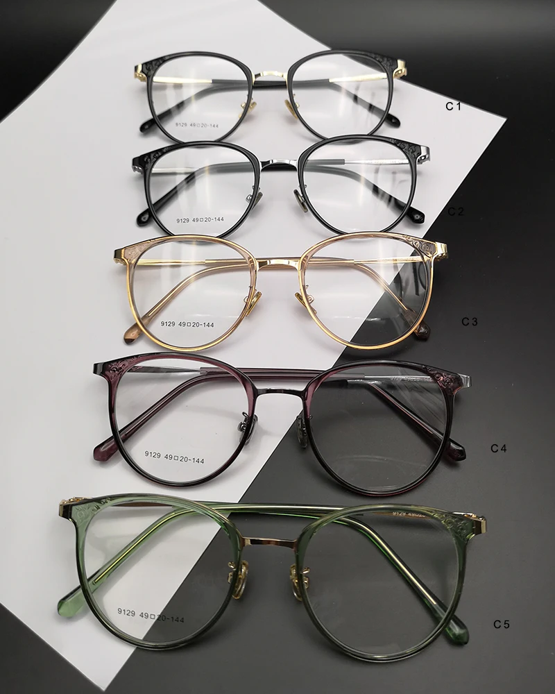 Low Moq Optical Frames Metal And Tr Optical Frames Ready Goods - Buy Tr ...