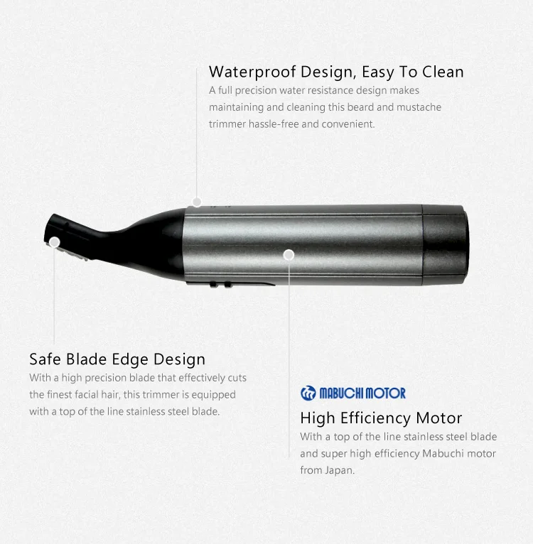 Eyebrow Trimmer Waterproof Type【URBANER】MB-062