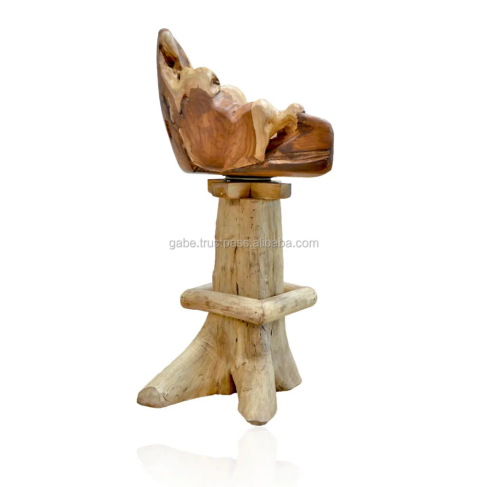 Teak Log Furniture Types Of Barstool With Swivel Seat Buy Teak