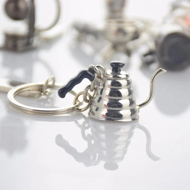 Fantastic Coffee Accessories Siphon Coffee Keychain Moka Pot Keychain
