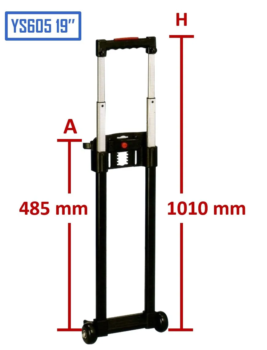 Clip On Detachable Luggage Retractable Handle For Pilot Case Buy