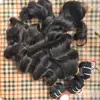 High Quality Human Hair Weavon Tangle Free Big Free sample best quality spanish wave 40 inch human hair extension weft straight