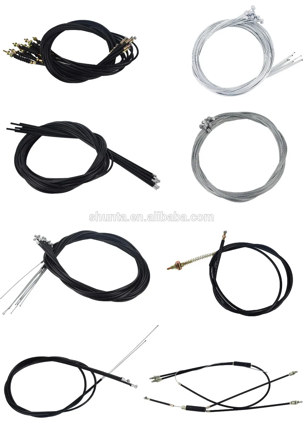 Stainless steel sheath cable, PVC casing steel cable for bicycle brake