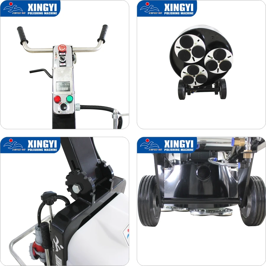Concret grinding and polishing machine