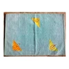Multi Colors Modern Patterned Hand Woven Cotton Dhurrie Rug