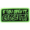 embroidery Patches if you open it close it