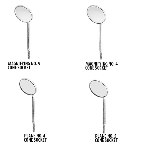 Dental Mirror With Handle Dental Mouth Mirror Disposable Dental Front