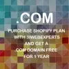 Purchase shopify plan with 3iWebExperts and get a .com domain free for 1 year