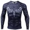 Venom-x Art Rash Guard - Long Sleeve - for Men - Fitness No-Gi BJJ Gym Crossfit