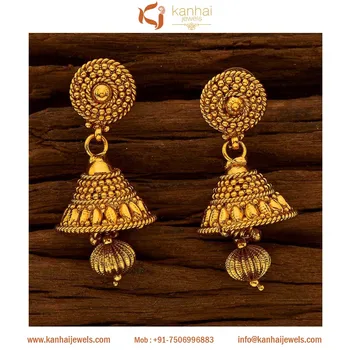 Wholesale Gold Plated Jhumki Earrings India,Uk,Usa,Uae,Wholesale Artificial And Fashion ...