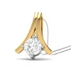 Excellent Real Round Solitaire Diamond Pendant Without Chain