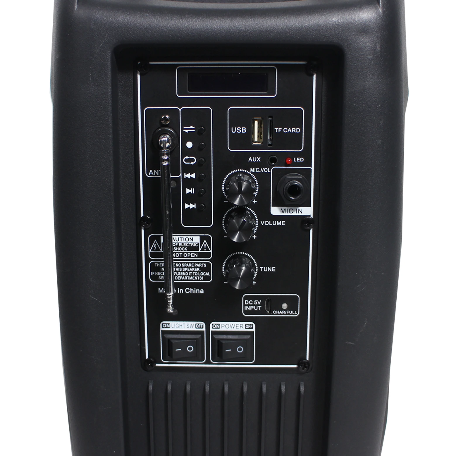 New Arrivals! AS-8B 8 inch woofer wireless bluetooth lighting portable 2-way speaker with fm - ANKUX.COM